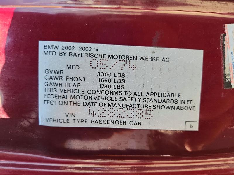 1974 BMW 2002
